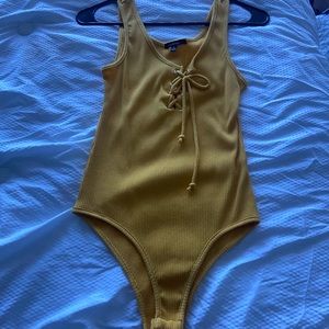 Cute yellow bodysuit